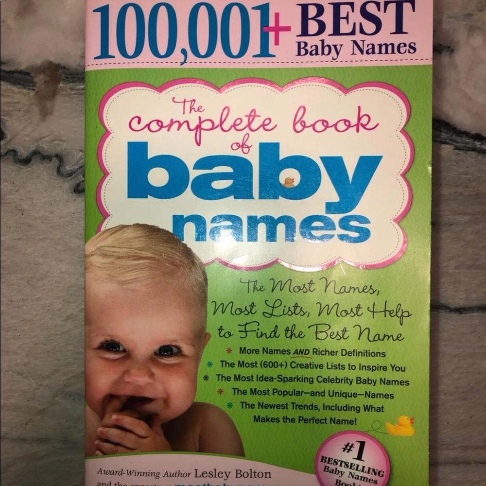Baby names book